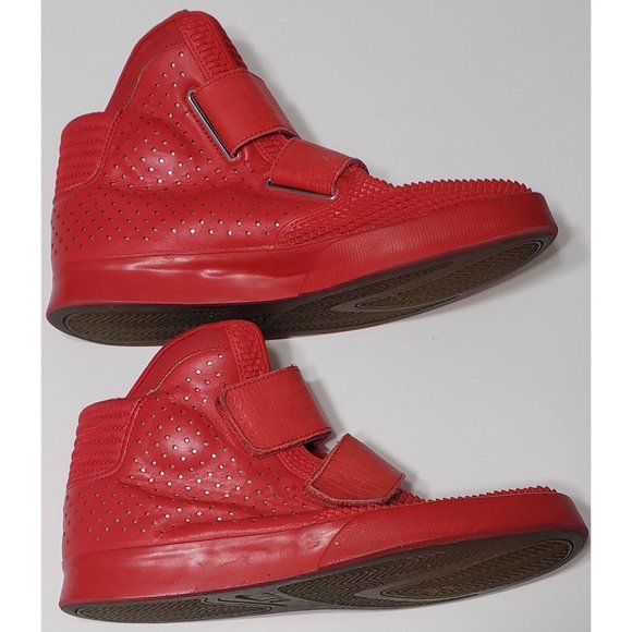 Nike Flystepper 2k3 Sneaker Mens Size 8 Hight Top 2 Strap Red - Picture 4 of 11